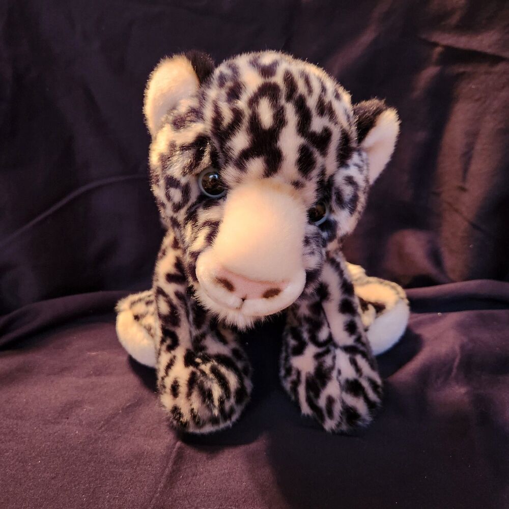 Adventure Planet Plush Heirloom Collection - FLOPPY SNOW LEOPARD (12 inch) -USED